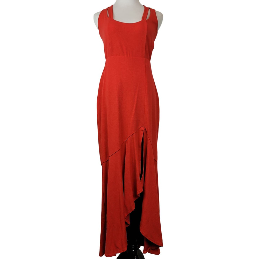 Anthropologie x Maeve Open-Back Breezy Knit High Slit Maxi Dress Size XL, NWT - Picture 2 of 13